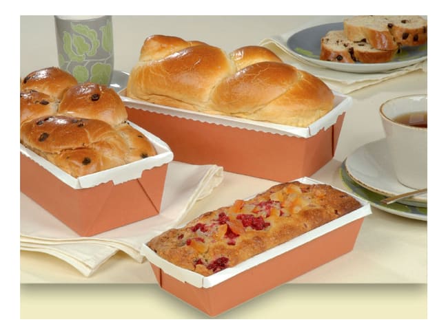 Moule à cake Optima - carton renforcé - 23,2 x 8,5 x ht 7 cm (x 40) occasion - Nordia