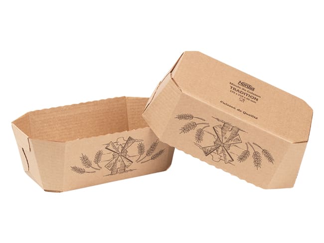 Moule carton pour pain et brioche - 50 pièces - Nordia