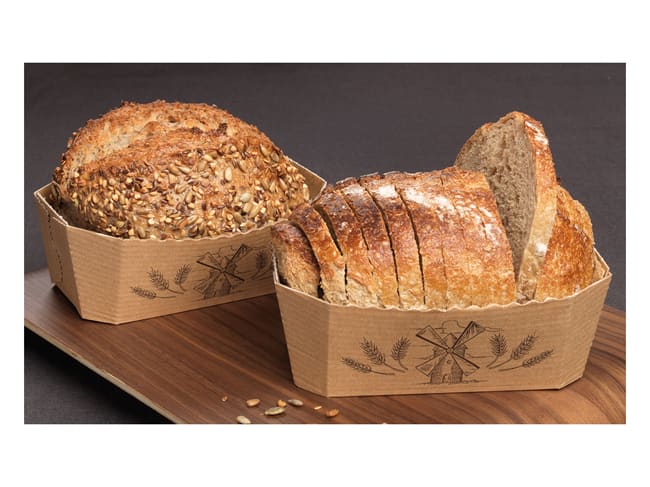 Moule carton spécial pain et brioche - 10 pièces - Nordia