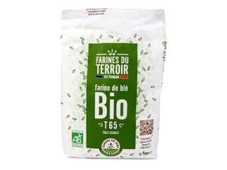 Farine de blé Tradition T65 Bio - 1 kg