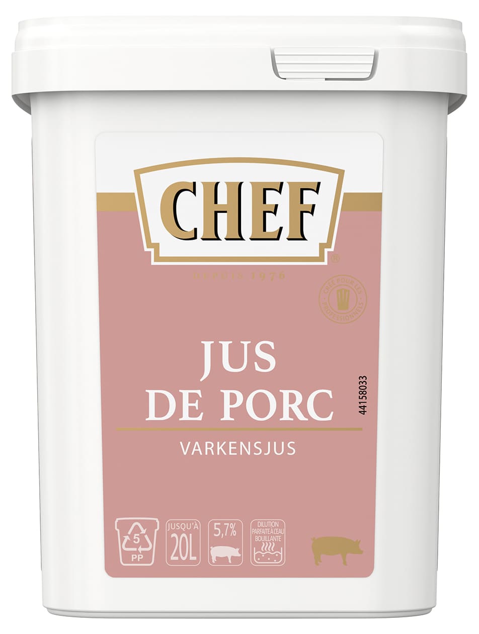 Jus de porc déshydraté Chef - Meilleur du Chef