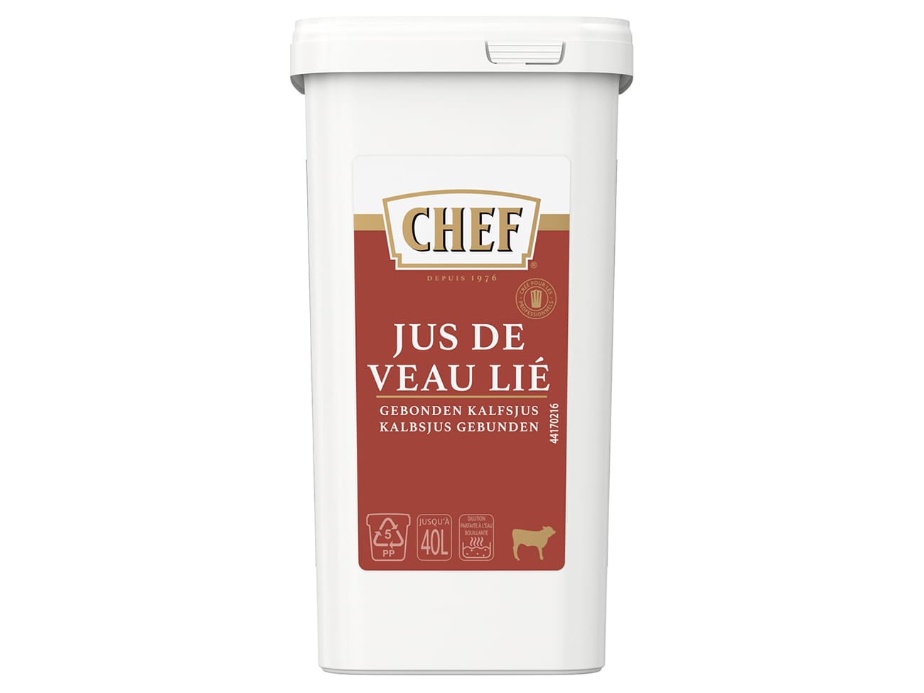 Jus de veau lié 1,2 kg Meilleur du Chef