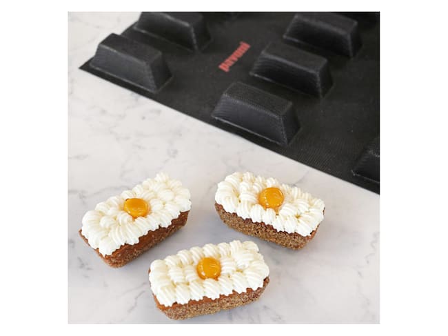 Moule cakes Fiberform - 60 x 40 cm - 8 x 3 cm (24 empreintes) - marque/pavoni