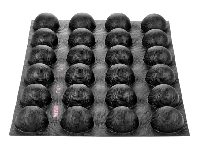 Moule demi-sphères Fiberform - 60 x 40 cm - Ø 7 cm (24 empreintes) - marque/pavoni