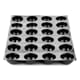 Moule demi-sphères Fiberform - 60 x 40 cm - Ø 7 cm (24 empreintes) - marque/pavoni
