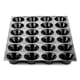 Moule muffins Fiberform - 60 x 40 cm - Ø 8 cm (24 empreintes) - marque/pavoni