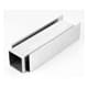 Kit moule barre pâte feuilletée - inox et aluminium - 25 x 7,6 x ht 6,9 cm - Pavoni