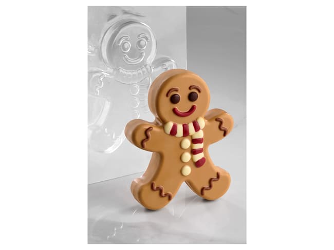 Moules thermoformés Gingerman - par Fabrizio Fiorani - 12,8 x 16 x ht 4 cm - Pavoni