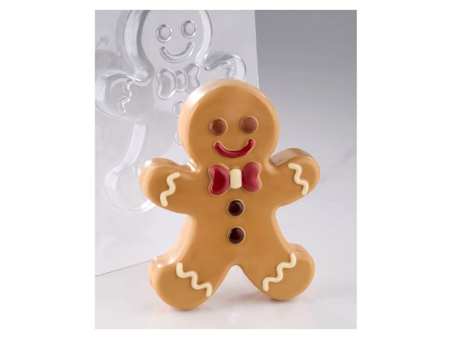 Moules thermoformés Gingerman - par Fabrizio Fiorani - 12,8 x 16 x ht 4 cm - Pavoni