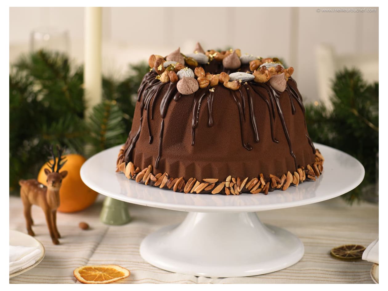Moule à Kouglof En Silicone Avec Spatule – Diamètre 20,5 Cm, Résiste Jusqu’à 230°C – Antiadhésif, Facile à Démouler