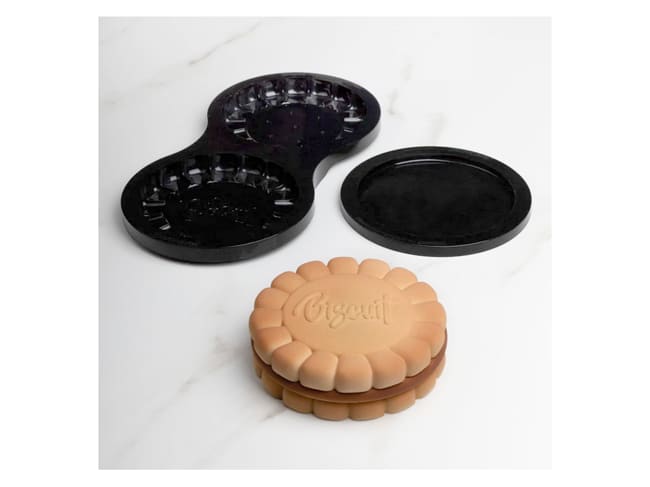 Moule silicone Biscuit - par Emmanuele Forcone - Ø 16 x ht 5,2 cm - Pavoni