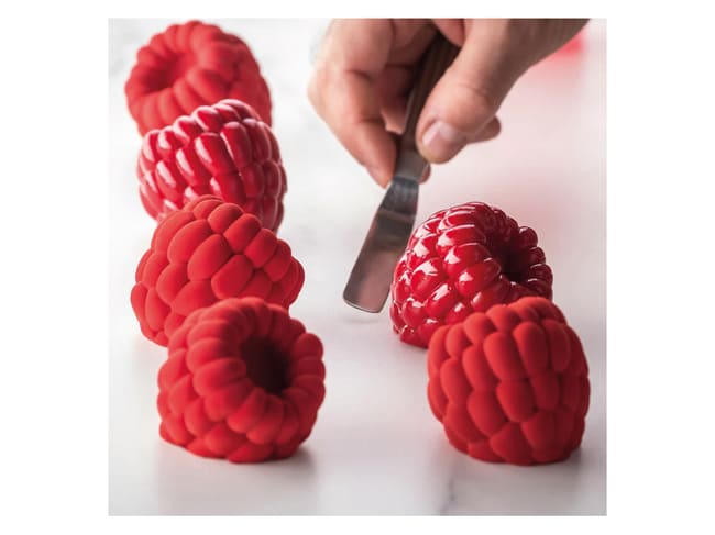 Moule silicone Framboise - par Fabrizio Fiorani - 6,5 x 5,8 x ht 5,4 cm - Pavoni