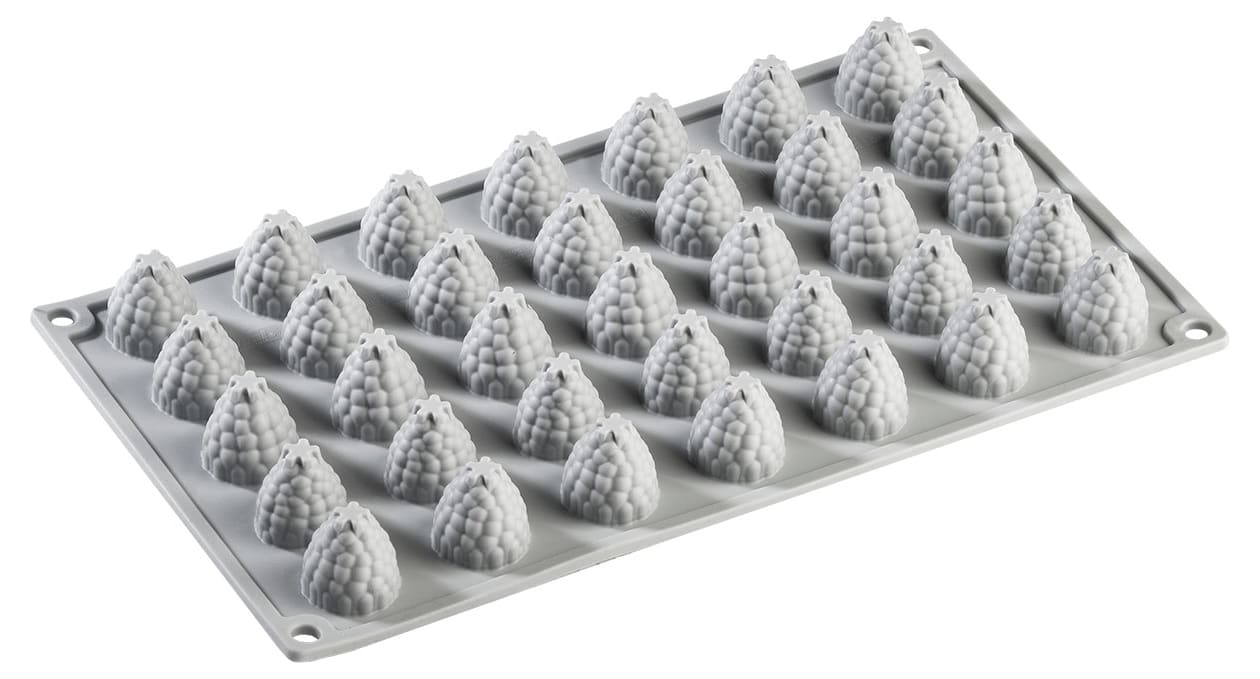 Moule En Silicone 3D Framboise Réutilisable - Pour Gâteaux, Chocolats, Gelées, Glaces - Résiste à -40°C à 230°C