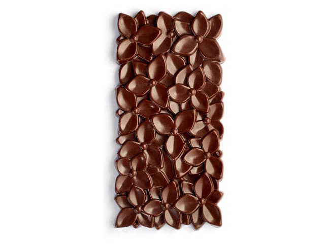 Moule tablette chocolat - Bouquet - 3 tablettes - Pavoni
