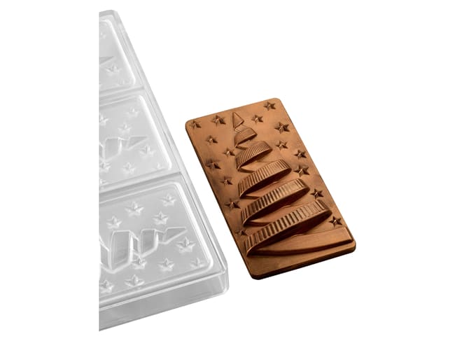 Moule chocolat - Xmas Night - 3 tablettes - Pavoni