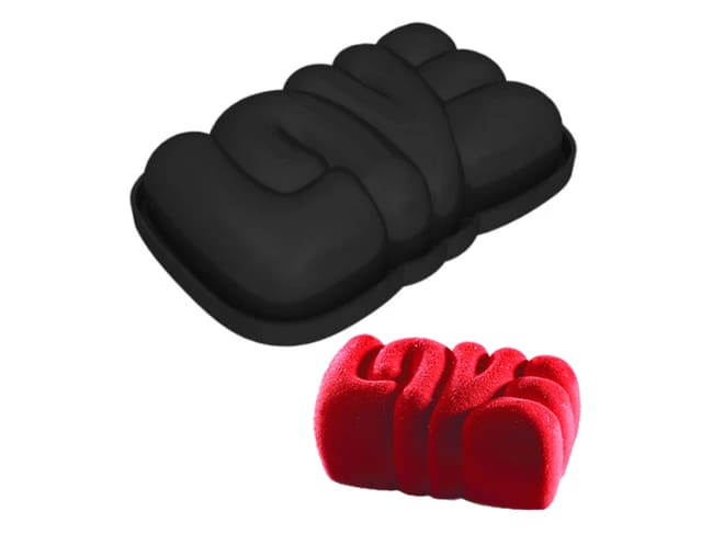 Moule Lovely - Pavocake - 16,6 x 10,3 x ht 4 cm - Pavoni