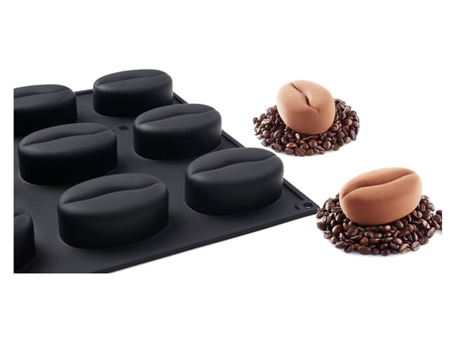 Moule silicone Pavoflex - 12 grains de café - 40 x 30 cm occasion - Pavoni
