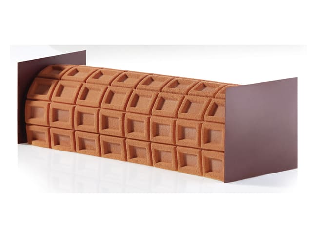 Tapis silicone pour buche - Chocolat - Pavoni