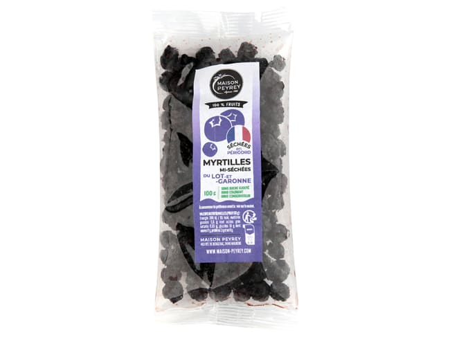 Myrtilles mi-cuites - 100 g - Marc Peyrey