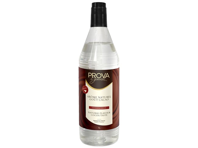 Arôme naturel Cacao - hydrosoluble - 1 litre - Prova Gourmet