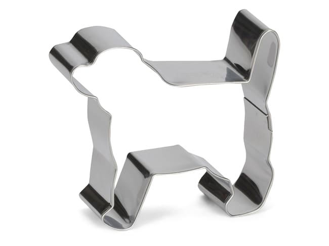 Emporte-pièce Chien - acier inoxydable - Ht 6 cm - Patisse