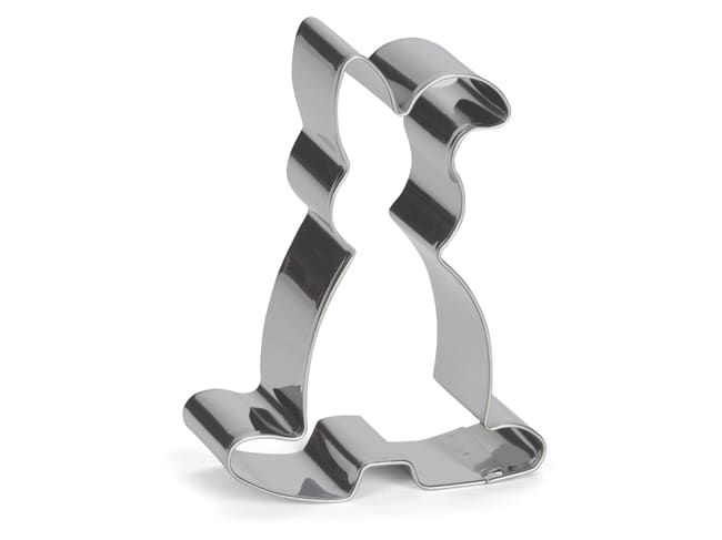 Emporte-pièce Lapin assis - acier inoxydable - Ht 7 cm - Patisse