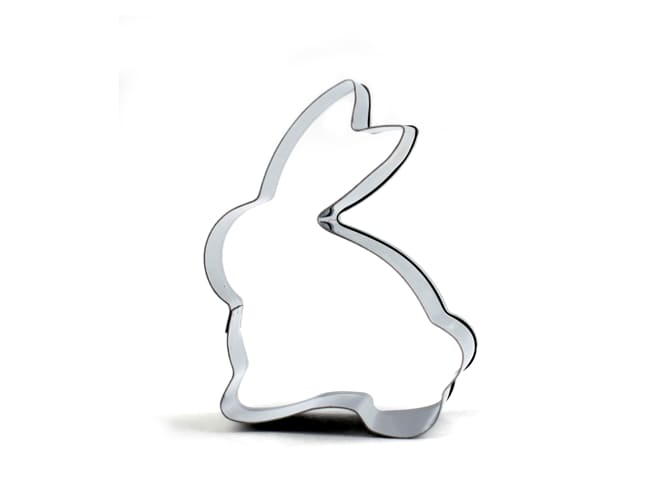 Emporte-pièce Lapin - acier inoxydable - Ht 6 cm - Patisse