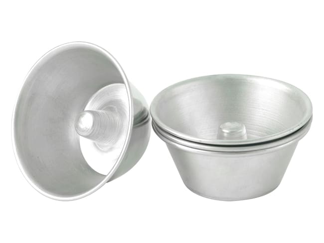 Moule à savarin (x 6) - Aluminium - Ø 7 cm - Patisse