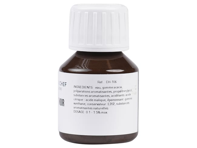 Arôme chocolat noir gourmet - hydrosoluble - 58 ml - Selectarôme