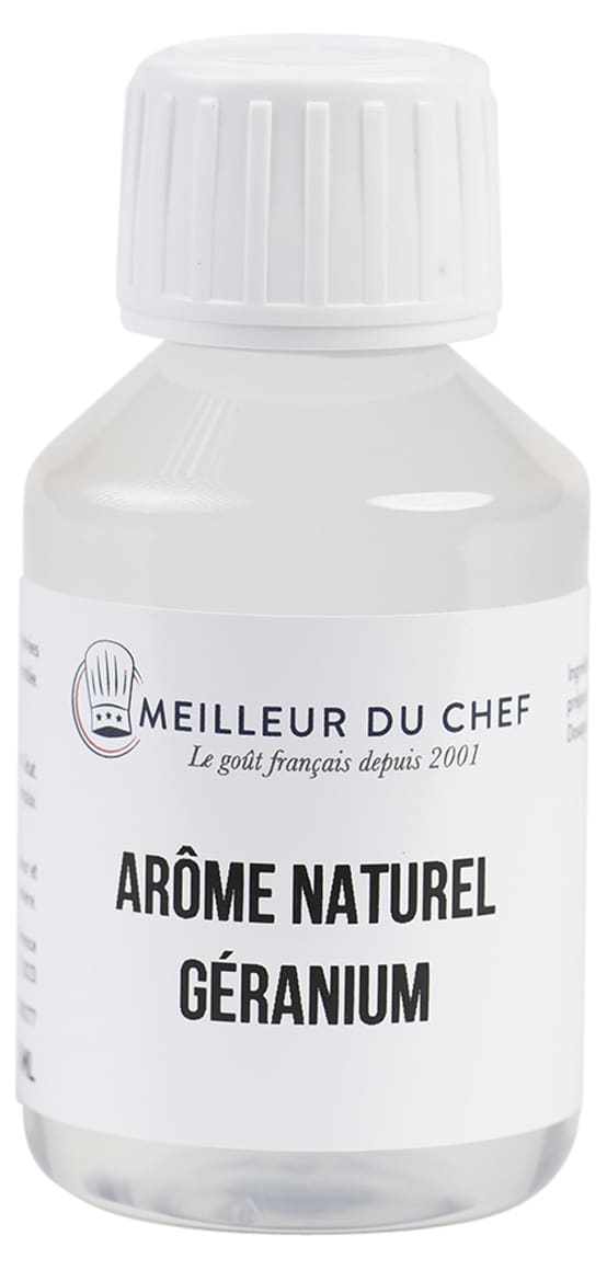 Arôme naturel géranium - hydrosoluble - 58 ml - Selectarôme - Meilleur du  Chef