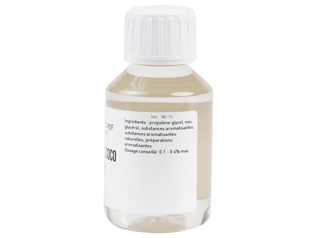 Arôme noix de coco note (lait) - hydrosoluble - 500 ml - Selectarôme