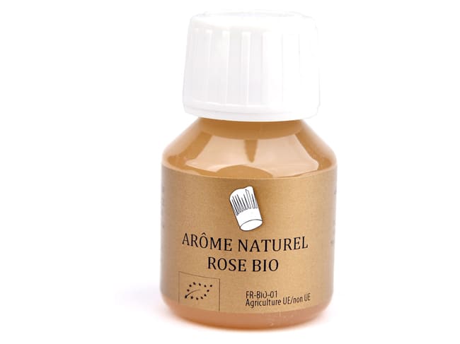 Arôme Bio rose - hydrosoluble - 1 litre - Selectarôme