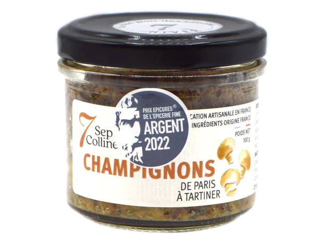 Champignons de Paris à tartiner - 100 g - Sept Collines