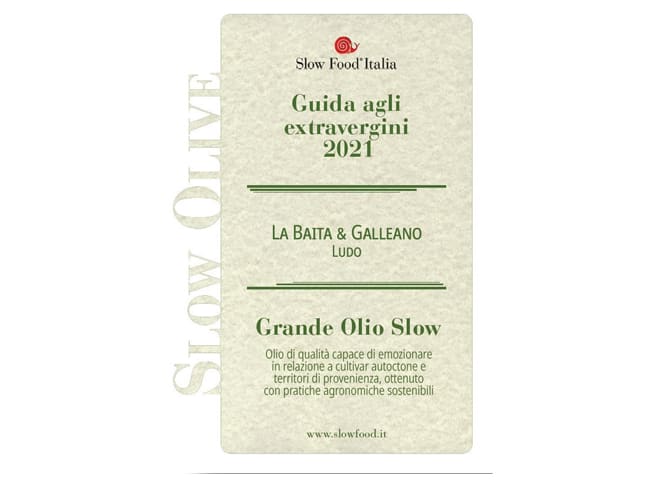 Huile d'olive Taggiashe - 50 cl - Baita & Galleano