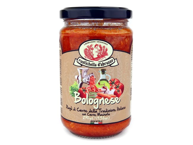 Sauce bolognaise traditionnelle - Rusticchella - 270 g