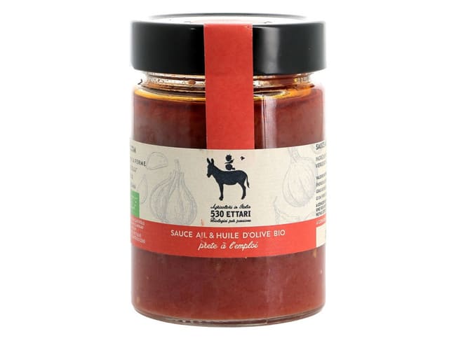 Sauce tomate et ail Bio - 280 g - 530 Ettari