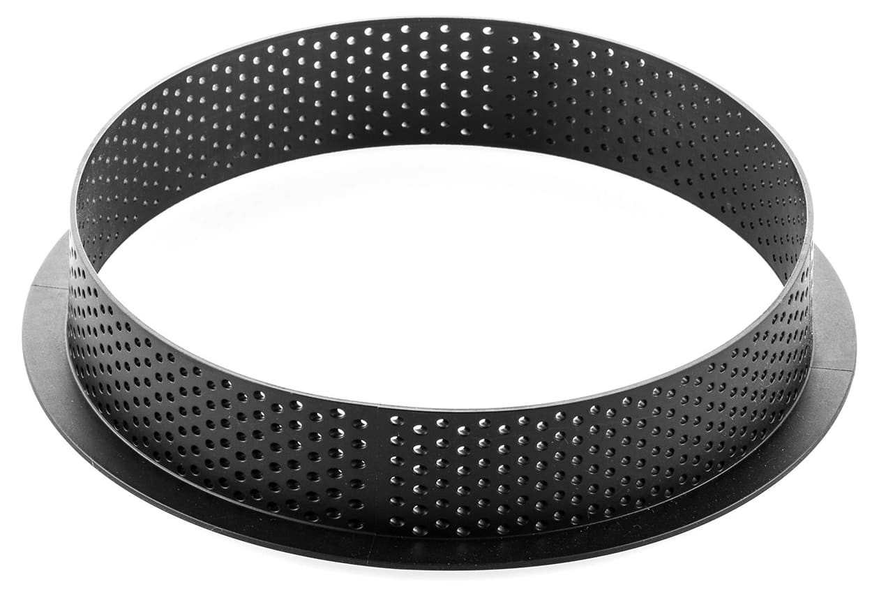 Cercle à tarte perforé composite Mallard Ferrière Meilleur du Chef