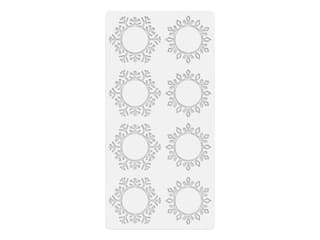Chablon silicone décor flocons