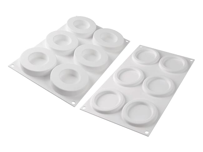 Moule silicone 6 mini kouglofs assortis - Silikomart