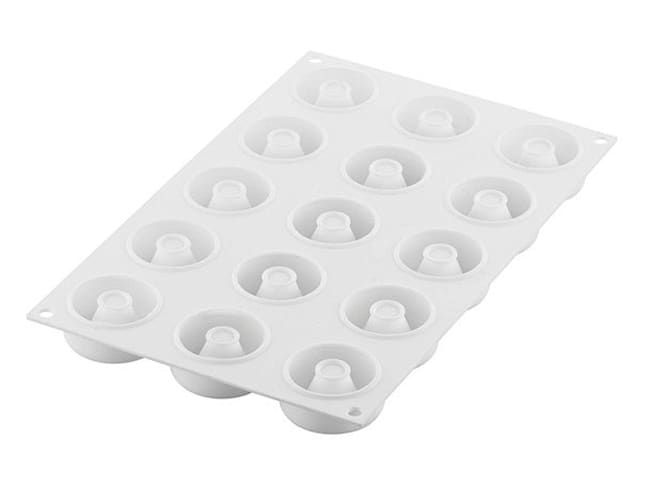 Moule silicone - 12 savarins Oblio - Ø 5 cm - Silikomart