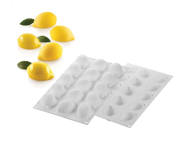 Moule silicone - 15 mini citrons - 30 x 17,5 cm - Silikomart