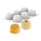 Moule silicone 6 ronds - Pleincoeur - Ø 7 x 4,8 cm - Silikomart