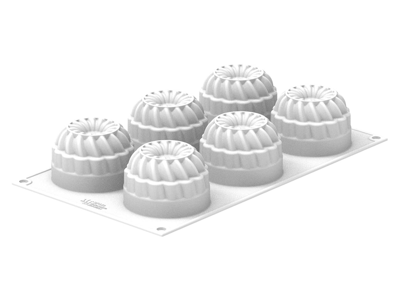 HEMOTON 12 Moules Silicone Baba Rond 6.5cm - Moules à Gâteaux Antiadhésifs Pour Chiffon, Gélatine Et Kouglof, Couleurs Aléatoires
