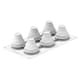 Moule silicone - Kit 6 tartes Albia - Ø 6,5 x ht 6,1 cm - Silikomart