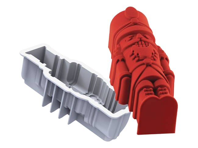 Moule à bûche silicone - Casse Noisette - 25,3 x 9 cm - Silikomart