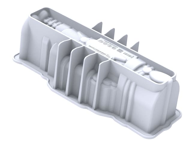Moule à bûche silicone - Casse Noisette - 25,3 x 9 cm - Silikomart