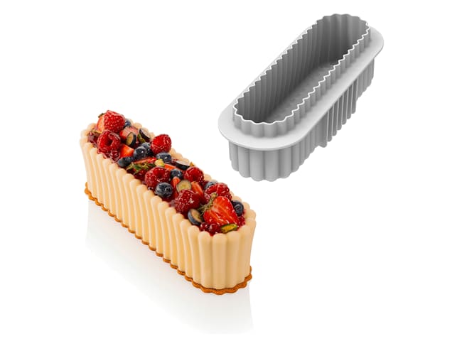 Moule à bûche silicone Écrin - 25,5 x 7,5 cm - Silikomart