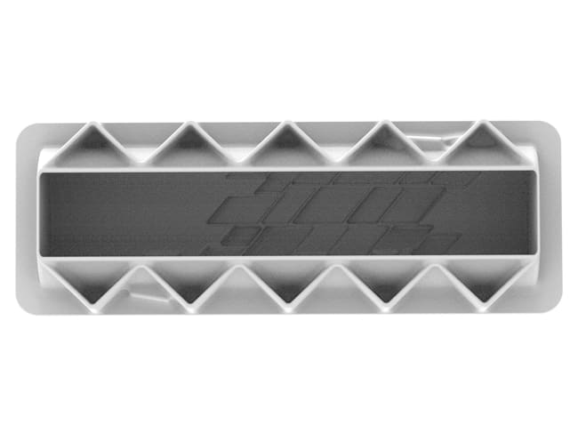 Moule à bûche silicone - Pixel - 25 x 8,5 x ht 7 cm - Silikomart