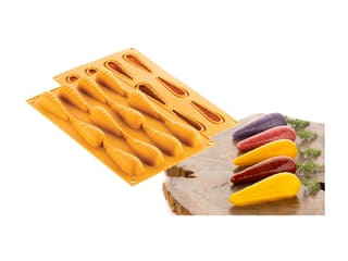 Moule silicone Naturae - Carotte Ø 7,8 cm - 30 x 17,5 cm - Silikomart