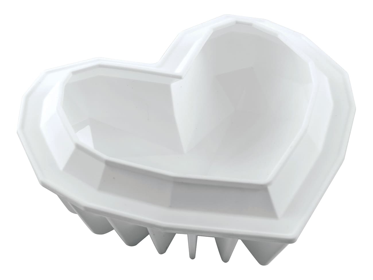 Moule silicone cœur Origami 15 x 13,5 cm Silikomart Meilleur du